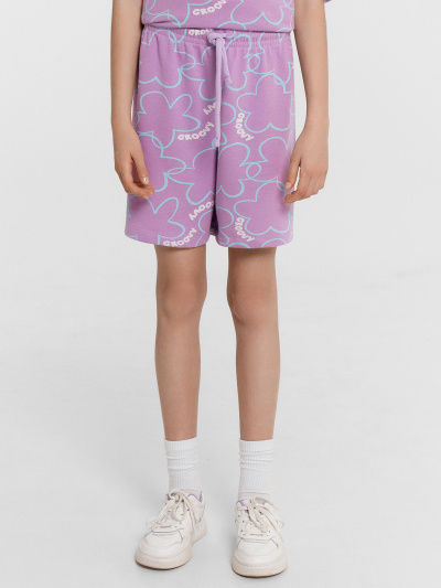 Футболка, шорты Mark Formelle 197728/24-33071П-7 цветы_на_лиловом - фото 5