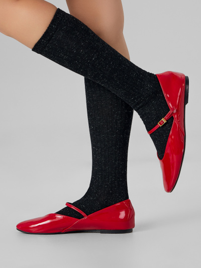 Носки Mark Formelle 209K-3370/25209K графитовый_меланж_рис.3370 - фото 4