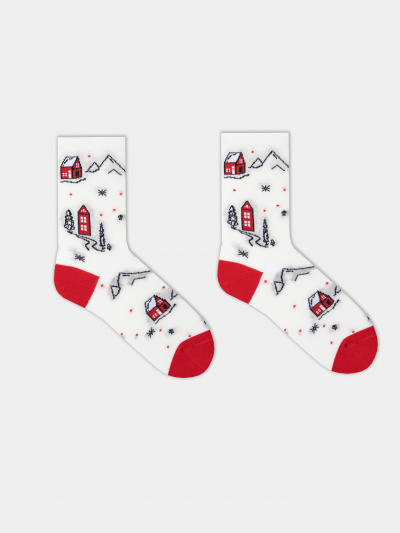 Носки Mark Formelle 273K-3433/25273K-1 молочный_рис.3433 - фото 5