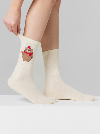 Носки Mark Formelle 287K-2973/24287K молочный_рис.2973 - фото 4