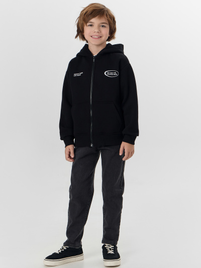 Толстовка Mark Formelle 363332/1/24-30917П-7П черный_печать3_1_сл_на_пол_1сл_на_пол - фото 1