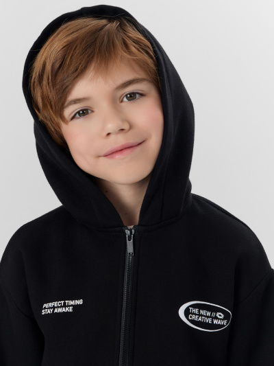 Толстовка Mark Formelle 363332/1/24-30918П-7П черный_печать3_1_сл_на_пол_1сл_на_пол - фото 5