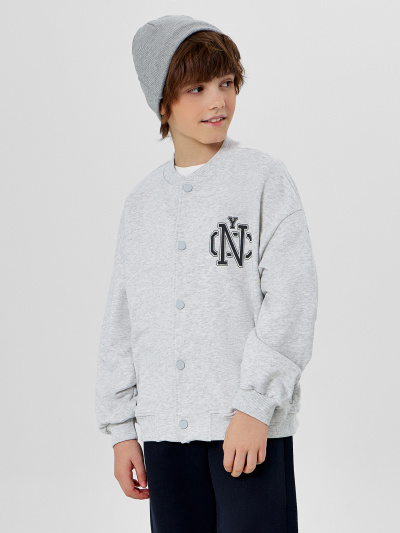 Толстовка Mark Formelle 363333/1/24-34309П-7 серый_меланж_4306_А_печать2_1_сл_на_дет_пер - фото 4