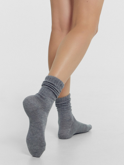 Носки Mark Formelle 394K-2958/24394K серый_меланж_рис.2958 - фото 4
