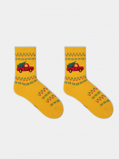 Носки Mark Formelle 394K-2959/24394K-1 горчичный_рис.2959 - фото 5