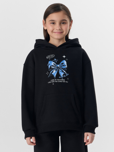 Брюки, худи Mark Formelle 397757/25-34632П-7П черный_печать_3_сл_на_пол - фото 1