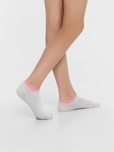 Носки Mark Formelle 406K-2372/B4-23406K-1 св.серый_меланж_рис.2372 - фото 2