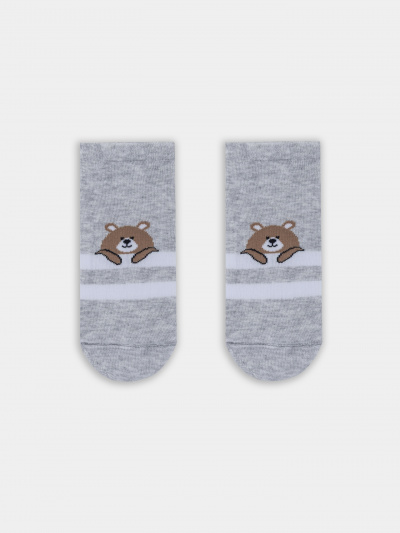 Носки Mark Formelle 406K-3180/B3-25406K св.серый_меланж_рис.3180 - фото 3