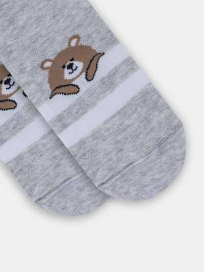 Носки Mark Formelle 406K-3180/B3-25406K св.серый_меланж_рис.3180 - фото 4