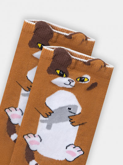 Носки Mark Formelle 406K-3183/B4-25406K кэмел_рис.3183 - фото 4