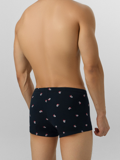 Трусы Mark Formelle 411122-3/25-5322П-5НГ мелкая_набивка_на_черном_красный_снеговики_на_се - фото 5