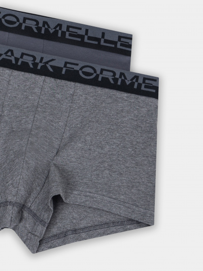 Трусы Mark Formelle 411124-2/25-5129ПК-5 т.серый_меланж_4348_F_графит - фото 2