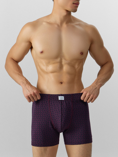 Трусы Mark Formelle 411143/25-5269П-5 геометрия_на_т.пурпурном - фото 1