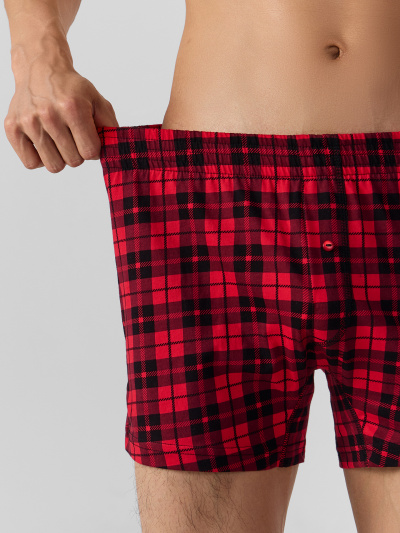 Трусы Mark Formelle 411152/25-4974П-0 черная_клетка_на_красном - фото 3