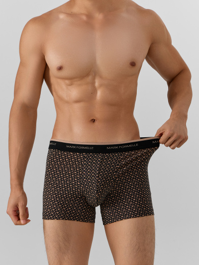 Трусы Mark Formelle 411221/25-4995П-5 беж_узор_на_черном - фото 1