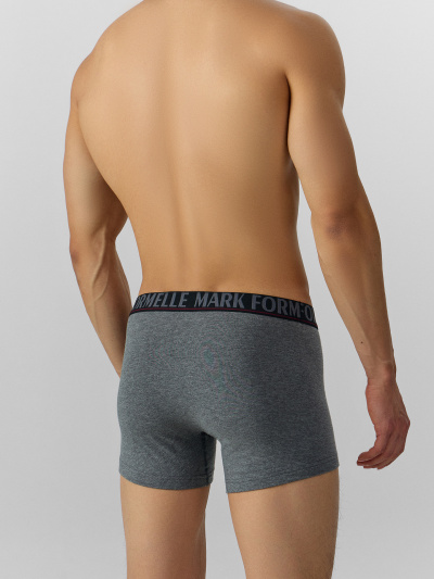 Трусы Mark Formelle 411221/25-4995П-5 меланж_темно_серый_4348_F_печать_2_сл_на_ЛВ_дет_пер - фото 5