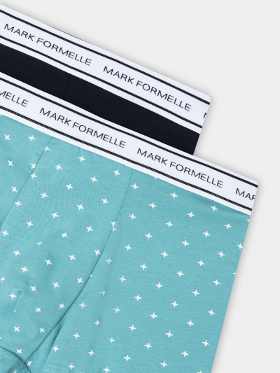 Трусы Mark Formelle 411228-2/25-5079П-5 узор_на_персидском_зеленом_черный - фото 3