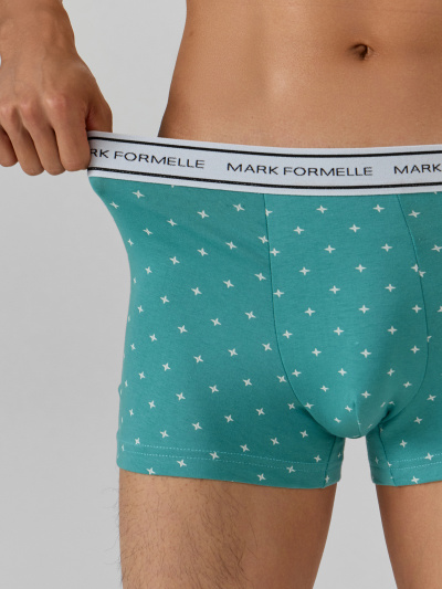 Трусы Mark Formelle 411228-2/25-5079П-5 узор_на_персидском_зеленом_черный - фото 2