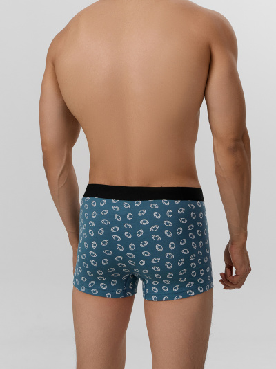 Трусы Mark Formelle 411228/25-5572П-5ТП мячики_на_зелено_голубом_3_сл_печать_на_ЖАКтесьме_ - фото 2