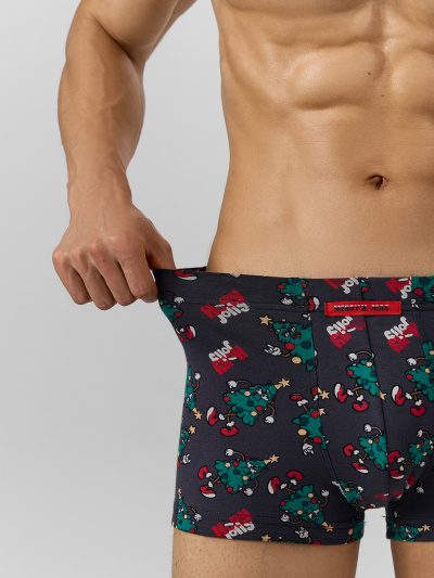 Трусы Mark Formelle 411229/25-5101П-5Н елки_на_черном_декор - фото 3