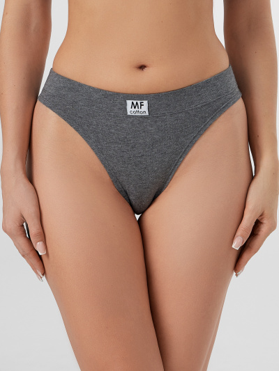 Трусы Mark Formelle 412542-3/25-50-36856Ц-5 т.серый_меланж_4348_F_св.серый_мятный_декор - фото 2