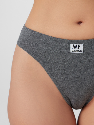 Трусы Mark Formelle 412542-3/25-50-36856Ц-5 т.серый_меланж_4348_F_св.серый_мятный_декор - фото 5