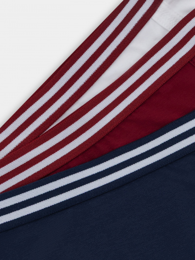 Трусы Mark Formelle 412683-3/25-1.21-36617П-5 бордо_печать_2_сл_1тр_на_дет_пер - фото 2