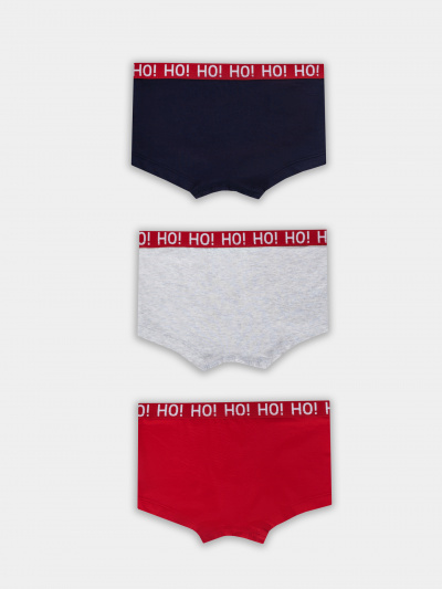 Трусы Mark Formelle 413354-3/25-36863П-5 серый_меланж_4306_А_красный_чернильный_печать_2_с - фото 1