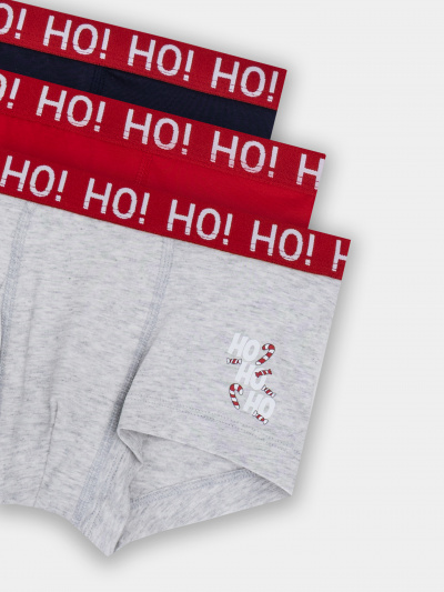 Трусы Mark Formelle 413354-3/25-36864П-5 серый_меланж_4306_А_красный_чернильный_печать_2_с - фото 2