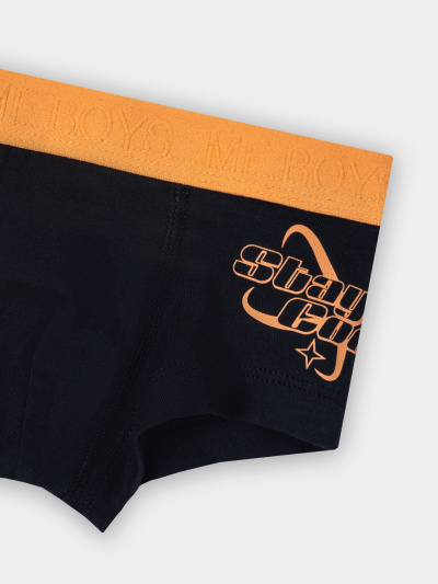 Трусы Mark Formelle 413354/25-37240П-5 черный_печать_1_сл_на_ЛВ_дет_пер - фото 2