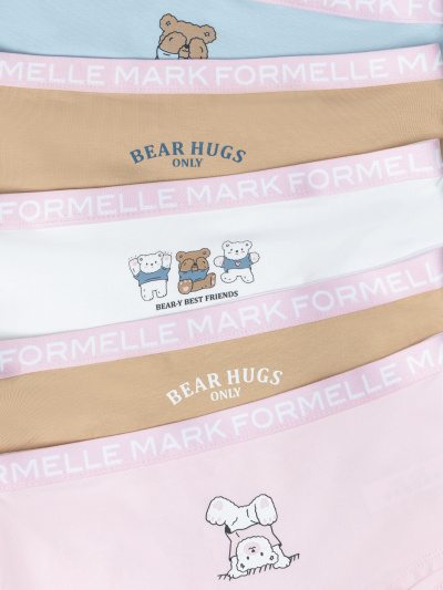 Трусы Mark Formelle 417728-5/25-10-36177П-5 обжаренный_миндаль_печать_2_сл_1тр_3тр_5тр_на_ - фото 2