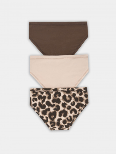 Трусы Mark Formelle 417747-3/25-21.22-36874П-5 леопард_лунный_свет_т.шоколад - фото 1