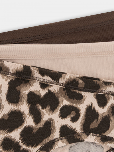 Трусы Mark Formelle 417747-3/25-21.22-36874П-5 леопард_лунный_свет_т.шоколад - фото 2
