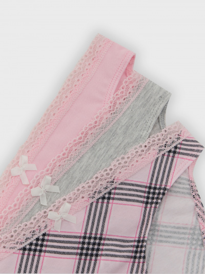 Трусы Mark Formelle 417750-3/25-15-36823П-5 клетка_черно_розовая - фото 2