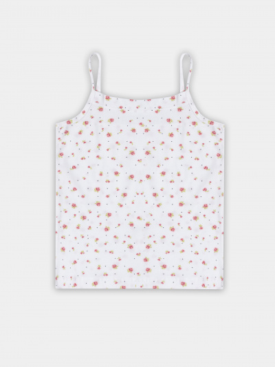 Топ Mark Formelle 427735/1/25-38014П-5 цветочки_на_белоснежном - фото 3