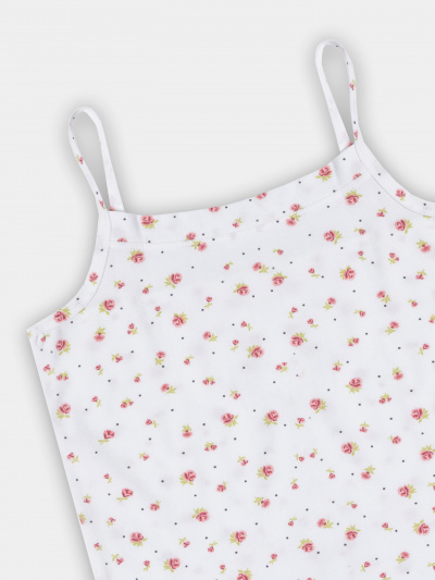 Топ Mark Formelle 427735/1/25-38014П-5 цветочки_на_белоснежном - фото 5