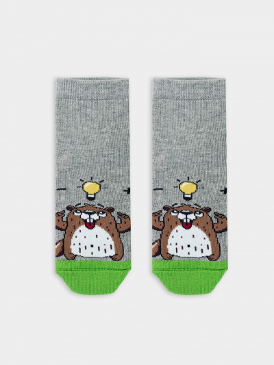 Носки Mark Formelle 430K-1346/B2-21430K-2 серый_меланж_рис.1346 - фото 1