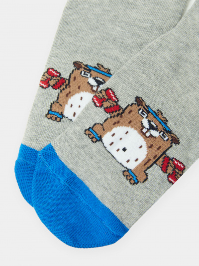 Носки Mark Formelle 430K-1347/B2-21430K-1 серый_меланж_рис.1347 - фото 2