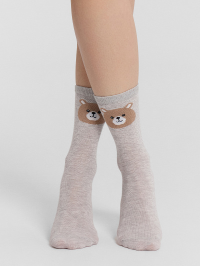 Носки Mark Formelle 430K-2885/B4-24430K-1 св.серый_меланж_рис.2885 - фото 1