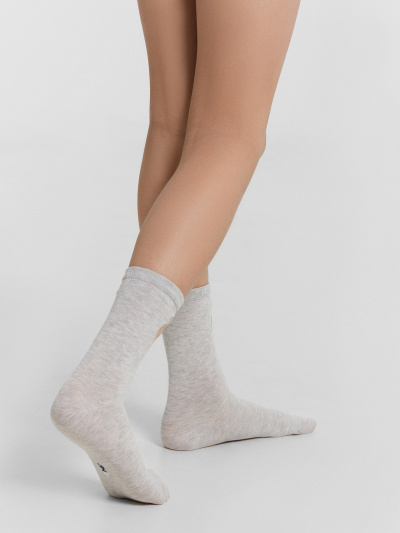Носки Mark Formelle 430K-2885/B4-24430K-1 св.серый_меланж_рис.2885 - фото 3