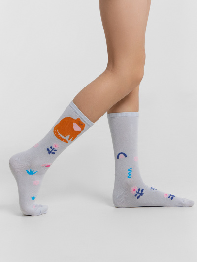 Носки Mark Formelle 430K-3064/B4-25430K-1 облако_рис.3064 - фото 1