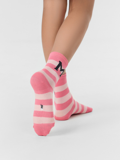 Носки Mark Formelle 430K-3067/B5-25430K лиловый_белый_рис.3067 - фото 2