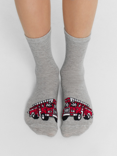 Носки Mark Formelle 430K-3071/B2-25430K серый_меланж_рис.3071 - фото 1