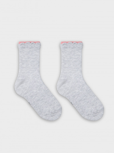 Носки Mark Formelle 430K-3166/B3-25430K св.сер.меланж_сухая_роза_рис.3166 - фото 3