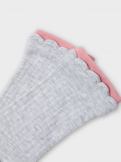 Носки Mark Formelle 430K-3166/B4-25430K-1 св.сер.меланж_сухая_роза_рис.3166 - фото 4