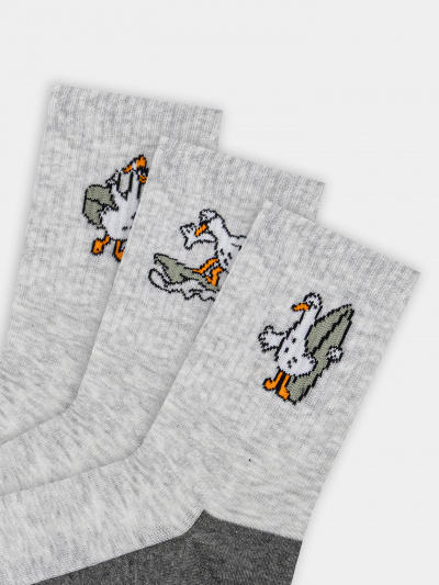 Носки Mark Formelle 444A-3167/B3-253444A св.серый_меланж_3_рис.3167 - фото 3