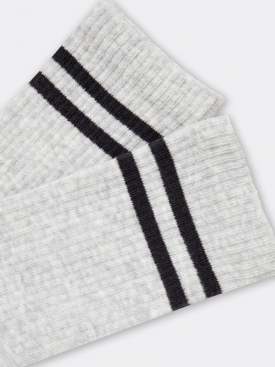 Носки Mark Formelle 444K-2076/B3-22444K-2 св.серый_меланж_рис.2076 - фото 4