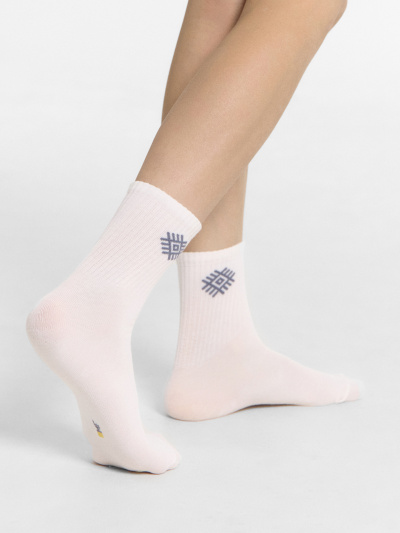 Носки Mark Formelle 444K-2775/B3-24444K белый_рис.2775 - фото 2