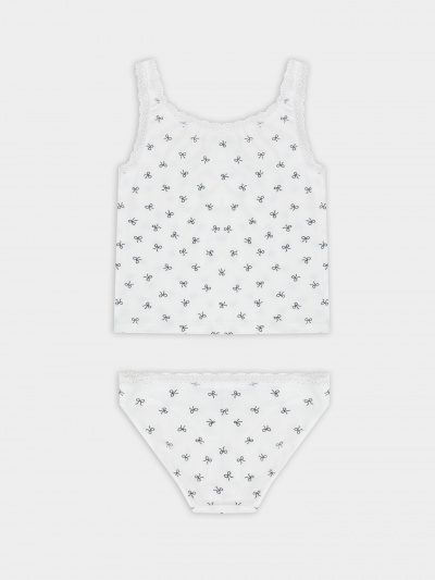 Майка Mark Formelle 447008/25-37482ПП-5 бантики_на_белоснежном - фото 2