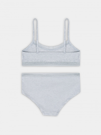 Топ, трусы Mark Formelle 447701/25-37489Ц-5 серый_меланж_4306_А_1 - фото 1